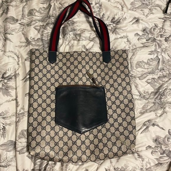 Gucci Handbags - USED VINTAGE Gucci tote!
